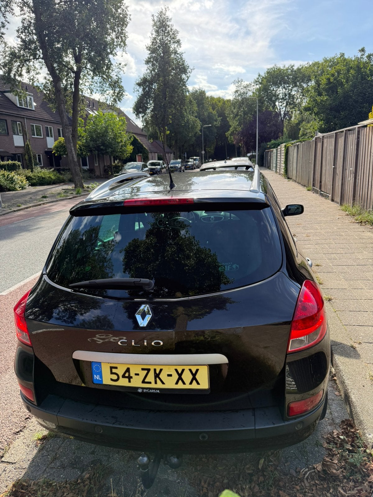 Renault Clio 1.2 TCE 100 Estate 2008 Zwart (NAP), Voorwielaandrijving, Zwart, 4 cilinders, 1095 kg