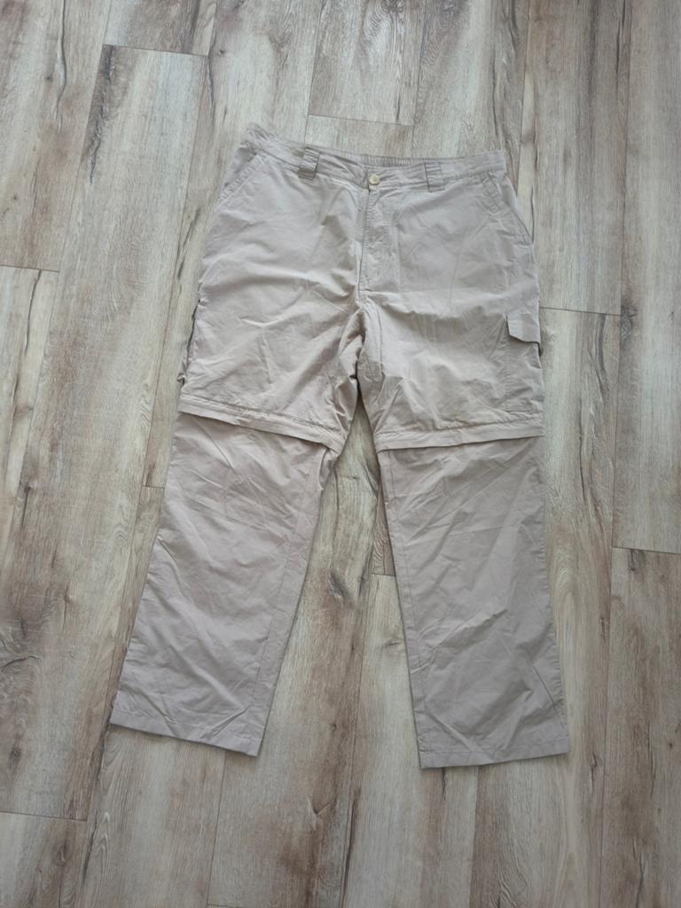 Mooie beige afritsbroek, wandelbroek van John Cabot, XL., Onb, Ophalen of Verzenden, Kleding, Onb