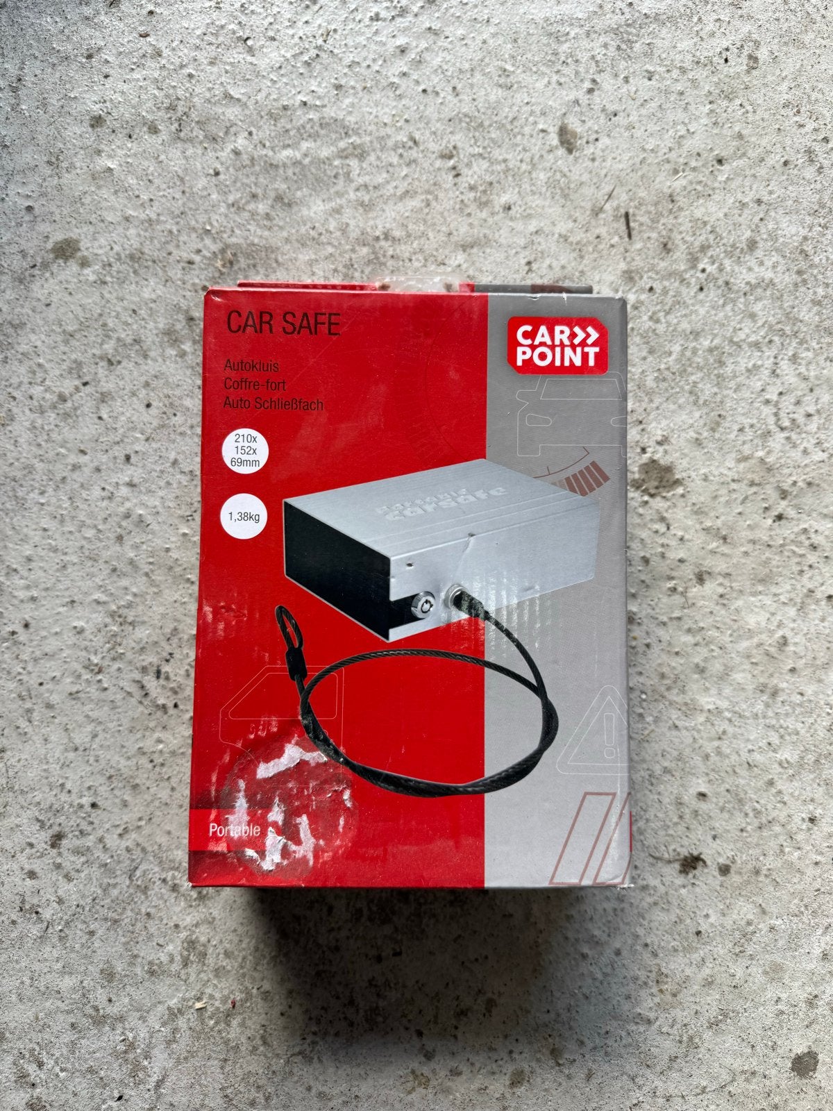 Carpoint Autokluis - Draagbare Kluis voor Auto, Ophalen of Verzenden, Nieuw