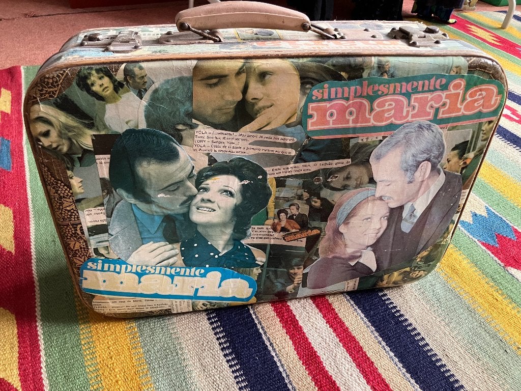 retro koffertje, Ophalen of Verzenden