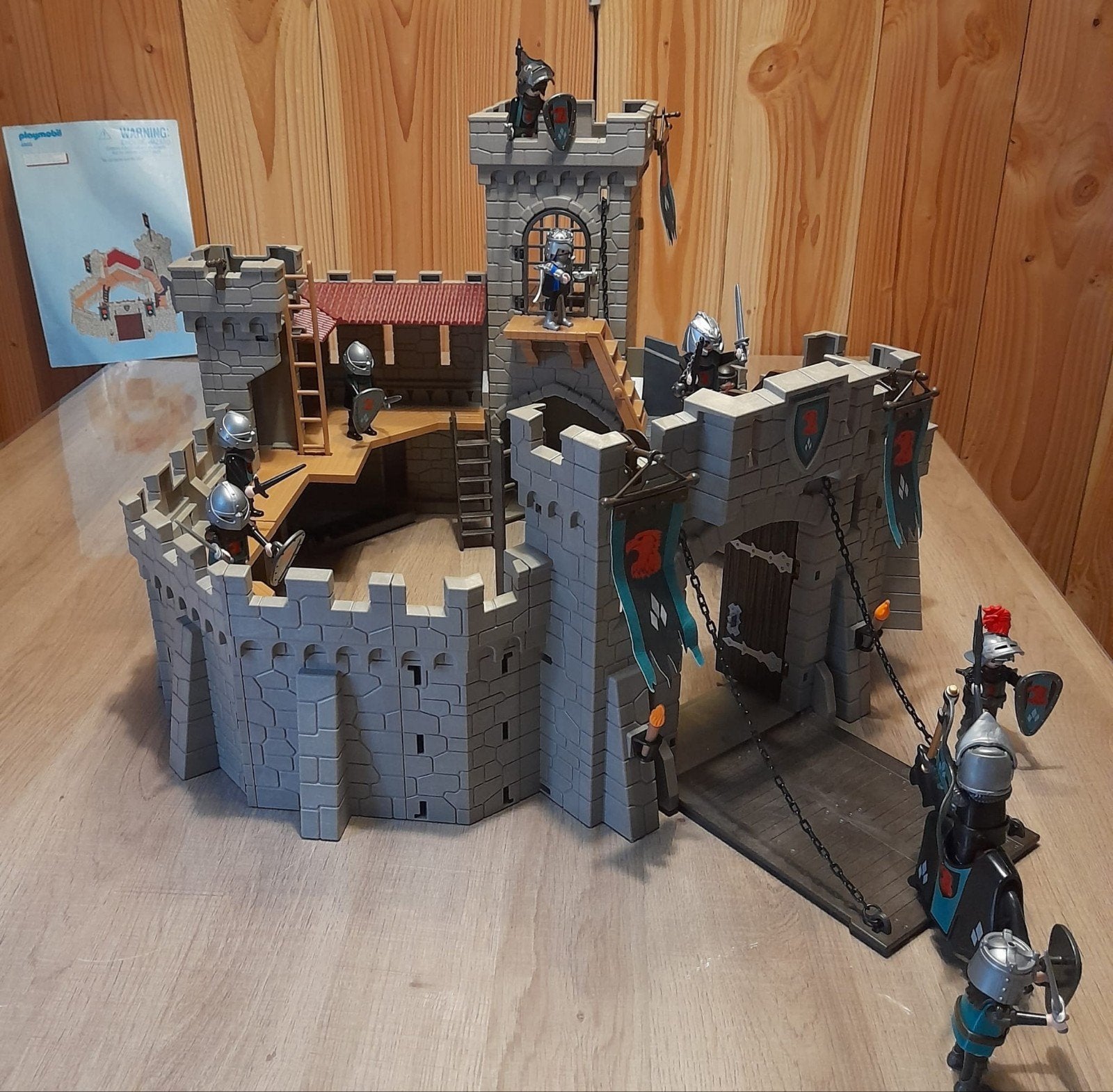Valkenridders Kasteel 4866 SPEELKLAAR!, Ophalen of Verzenden, Gebruikt, Complete set, Kasteel/Fort