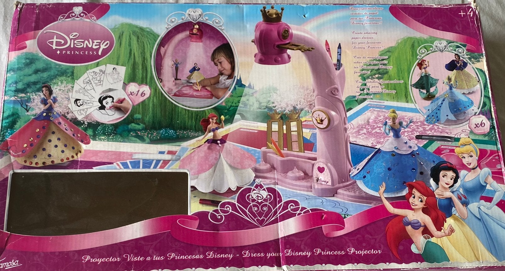 Disney Princess teken projector, Ophalen, Zo goed als nieuw, Knutselen, Met licht