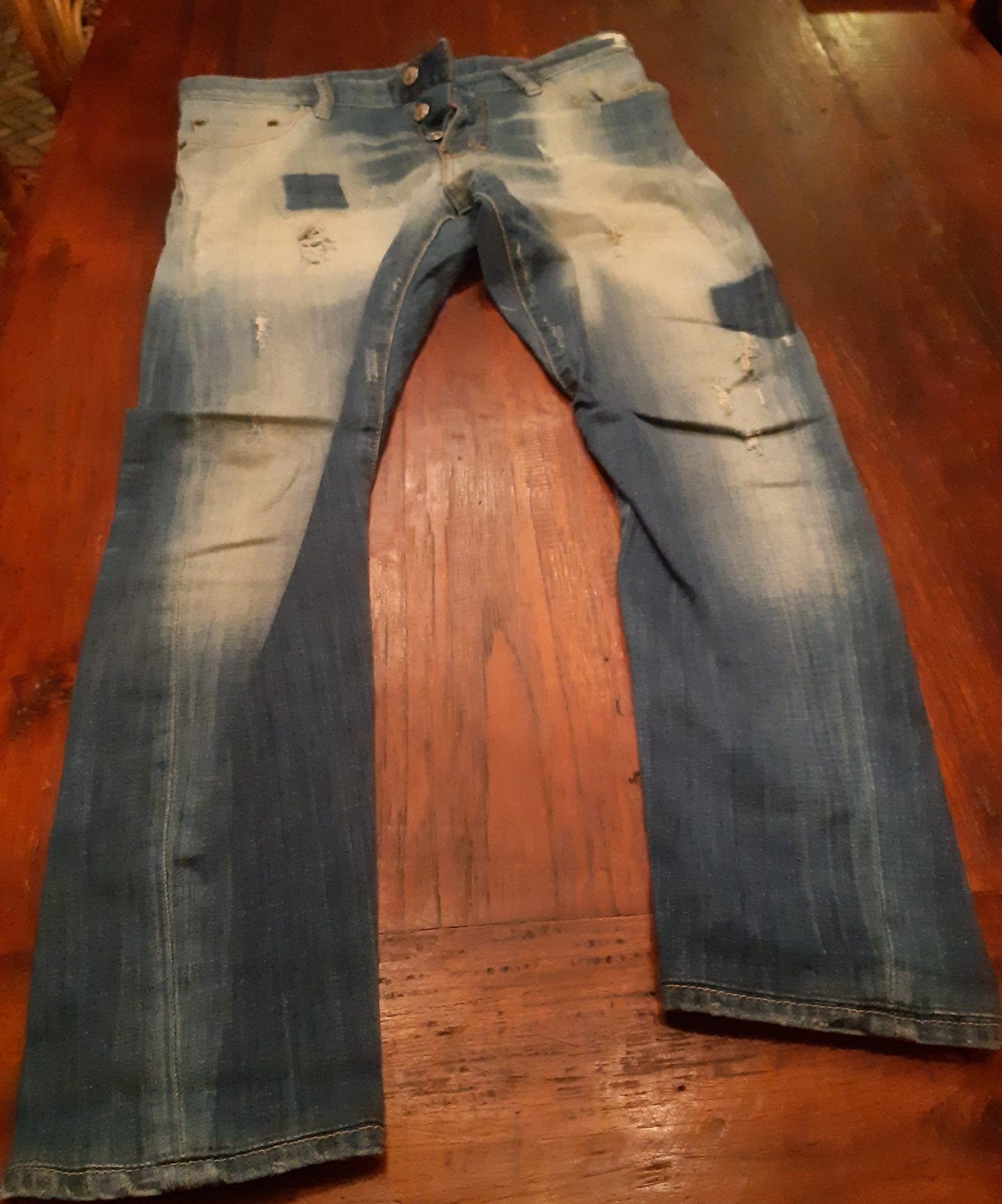 DSQUARED2 Heren Jeans - Luxe Designer Denim (Maat XS), Blauw, W32 (confectie 46) of kleiner, Ophalen of Verzenden, DSQUARED2