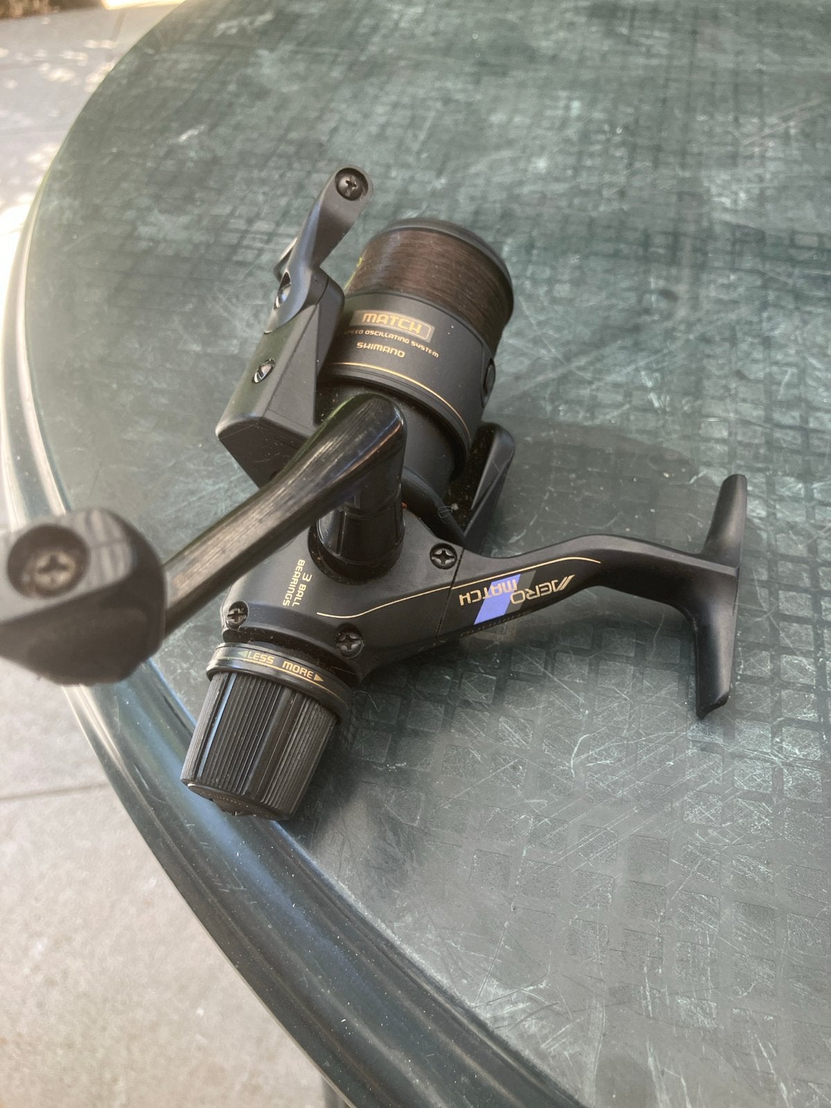 Shimano Aero Match molen - Made in Japan, Ophalen of Verzenden, Gebruikt, Molen