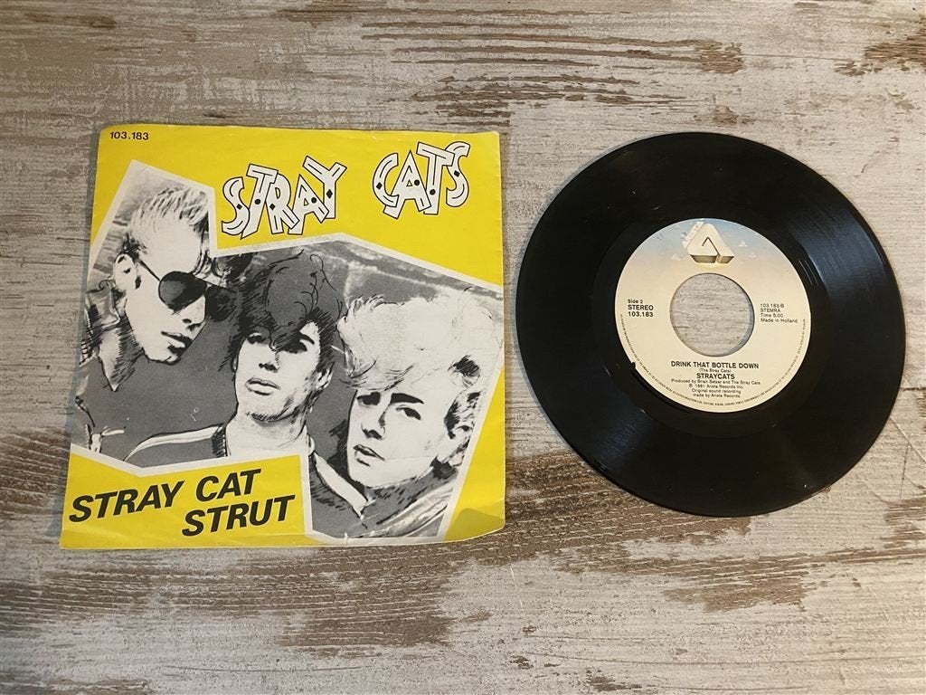 Stray Cats - stray cat strut singles [1203], Verzenden, Zo goed als nieuw, Pop