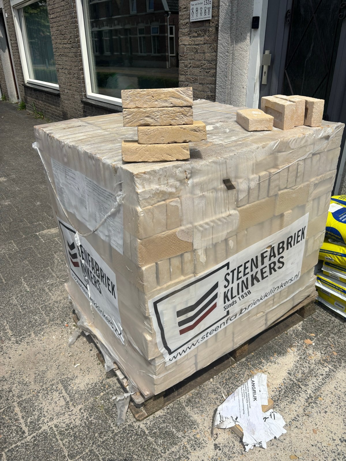 Nieuwe Bakstenen Steenfabriek Klinkers (Pallet), Ophalen, Nieuw, Bakstenen