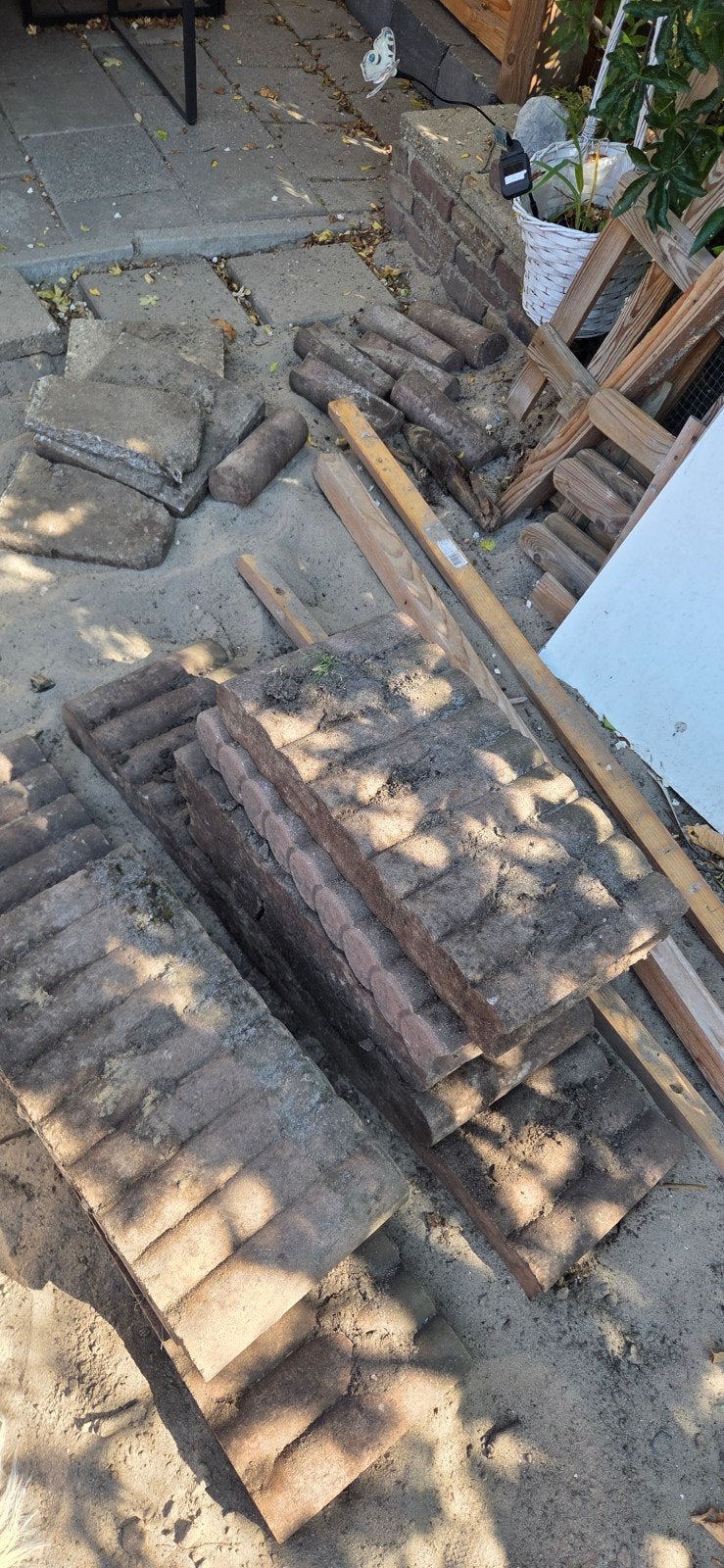 Betonplaten voor afdichten tuin, Ophalen, Gebruikt, Minder dan 5 m², Beton