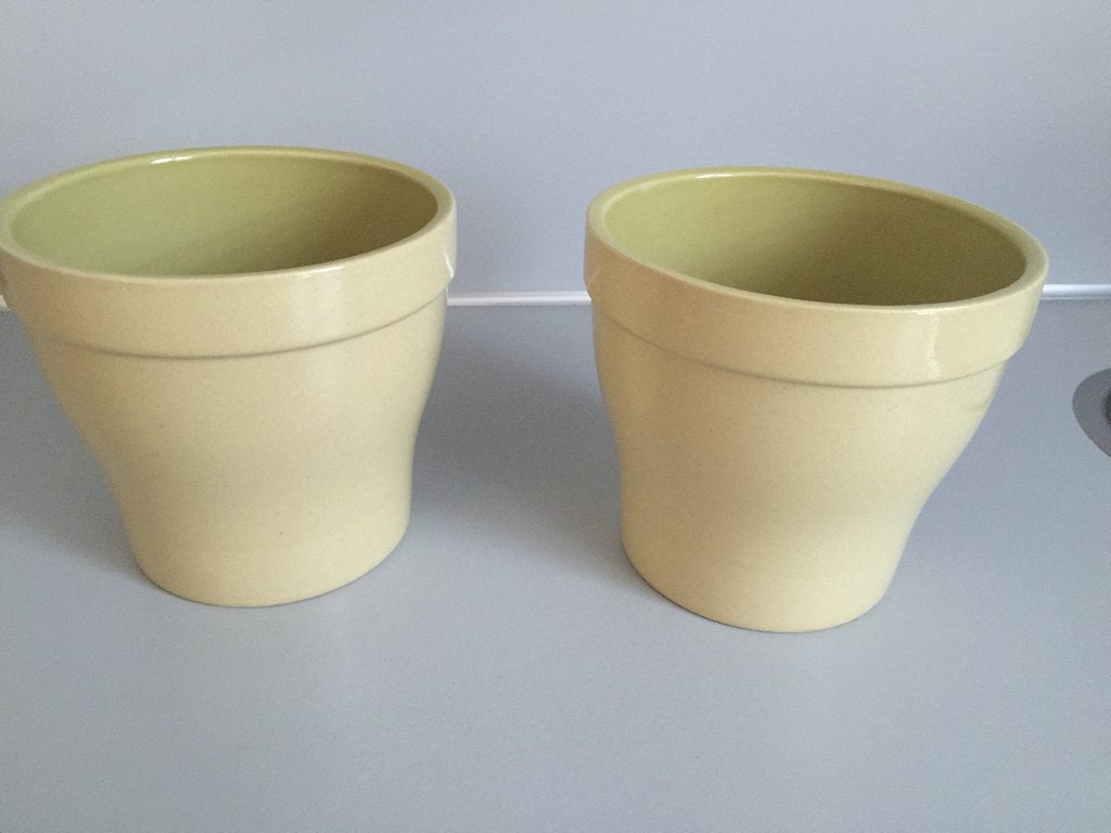 2 x Bloempot Tulip, Ophalen, Overige materialen, Rond, Binnen