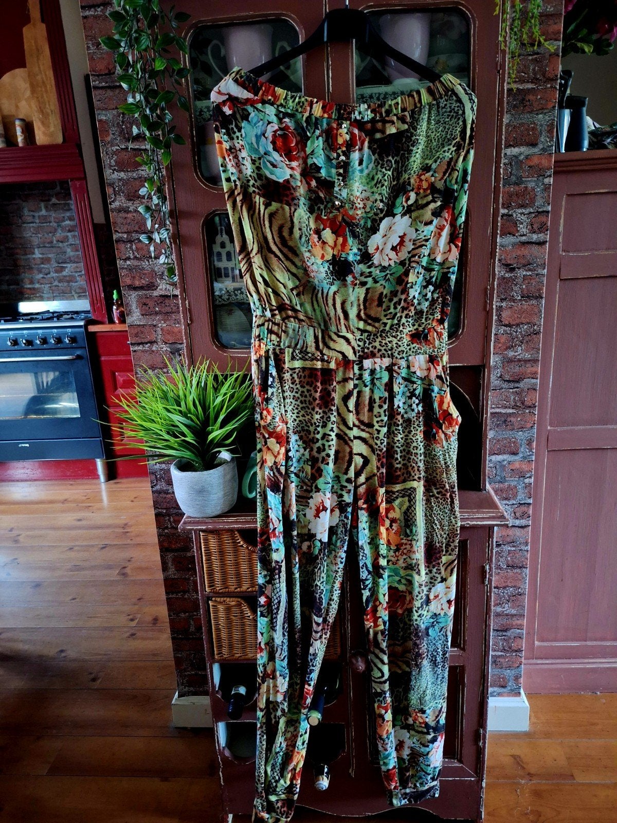 Jumpsuit maat m ambika strapless, Kleding | Dames, Jumpsuits, Ophalen of Verzenden, Zo goed als nieuw, Maat 38/40 (M)