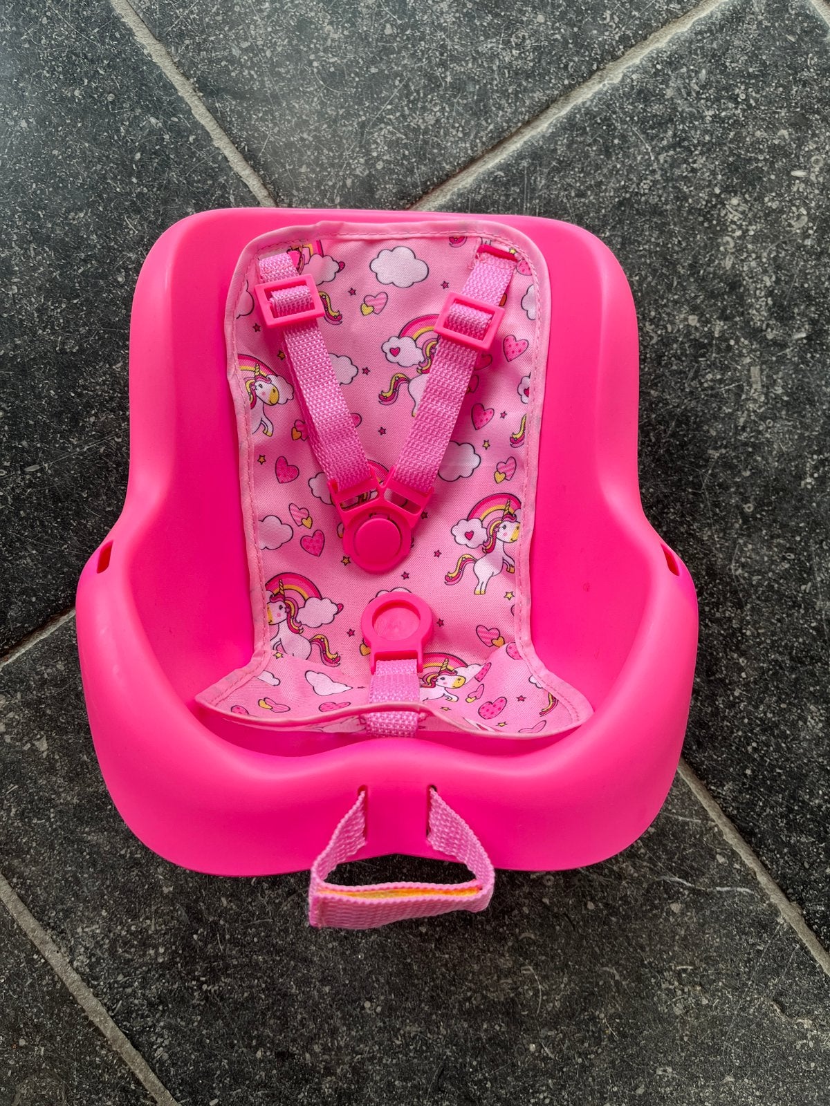 Kinder poppen fietsstoeltje, Ophalen of Verzenden, Zo goed als nieuw, Babypop