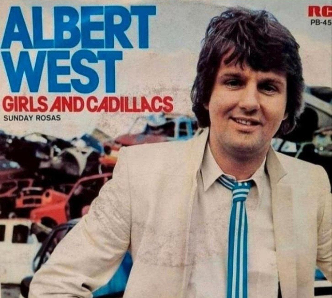 ALBERT WEST  - 5 SINGLES !, Ophalen of Verzenden, Gebruikt