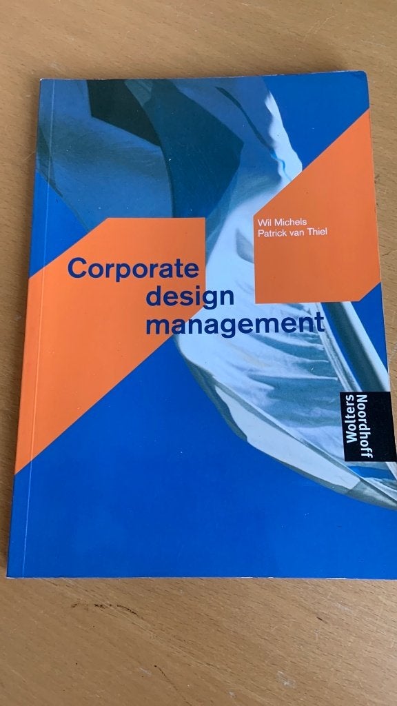 Wil Michels-Patrick van Thiel - Corporate design management, Boeken, Ophalen of Verzenden, Zo goed als nieuw, Management