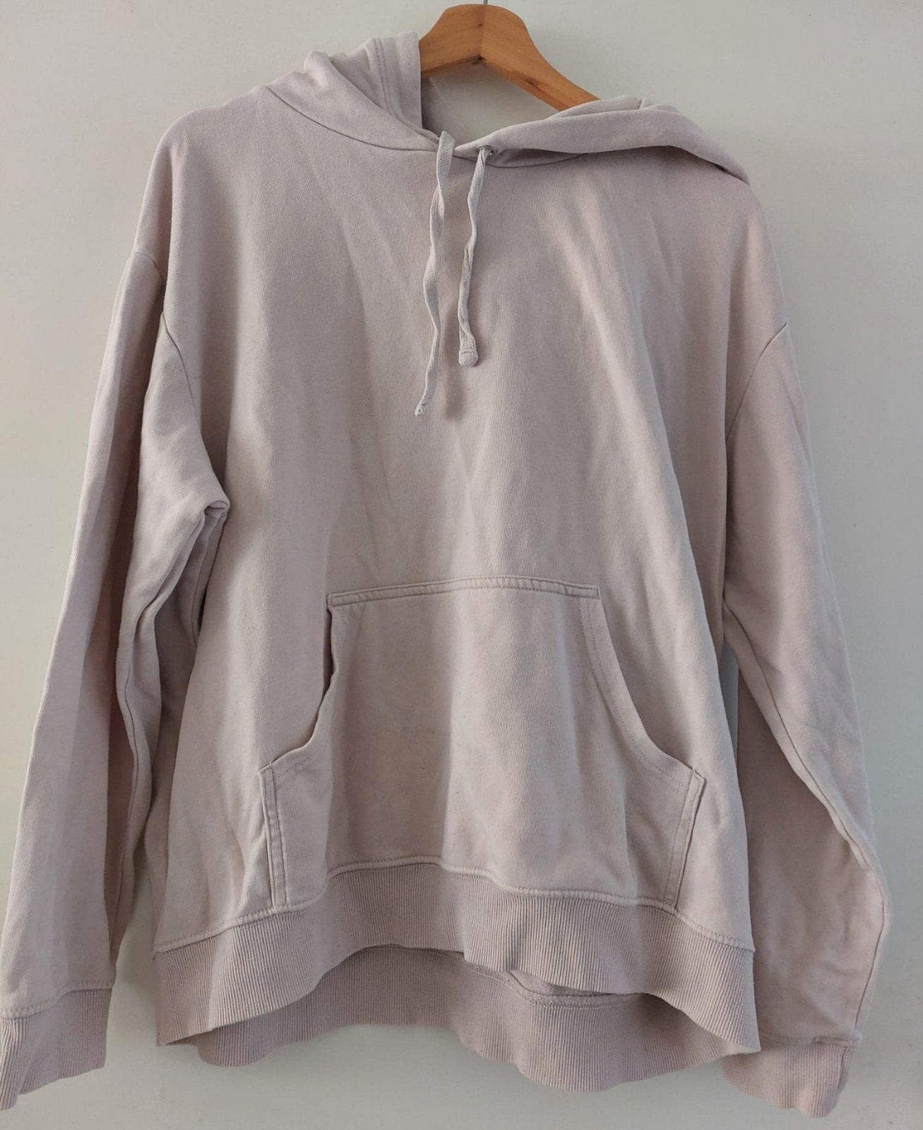 H&M Basic Hoodie Maat M, Maat 38/40 (M), H&M, Beige, Ophalen of Verzenden