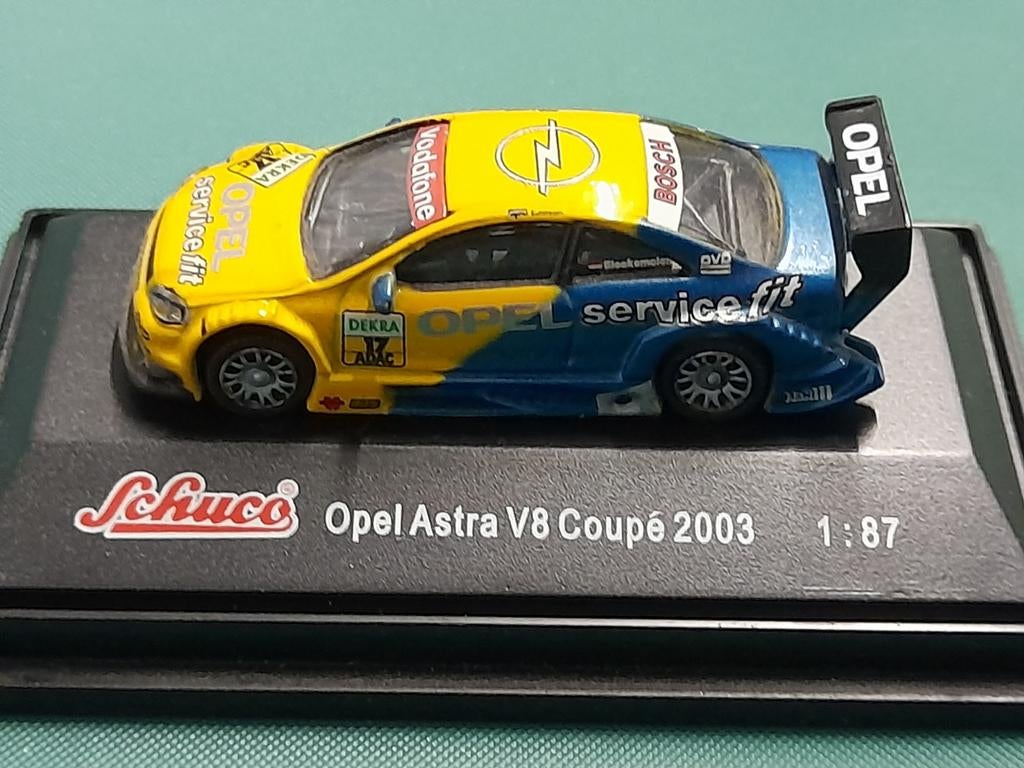 Schuco Opel Astra V8 Coupé 2003 1:87 - DTM Modelauto, Hobby en Vrije tijd, Modelauto's | 1:87, Ophalen of Verzenden, Zo goed als nieuw