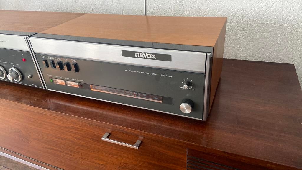 Keurige Revox A76 MKII FM Tuner - Vintage Hifi Stereo Radio, Ophalen of Verzenden, Zo goed als nieuw
