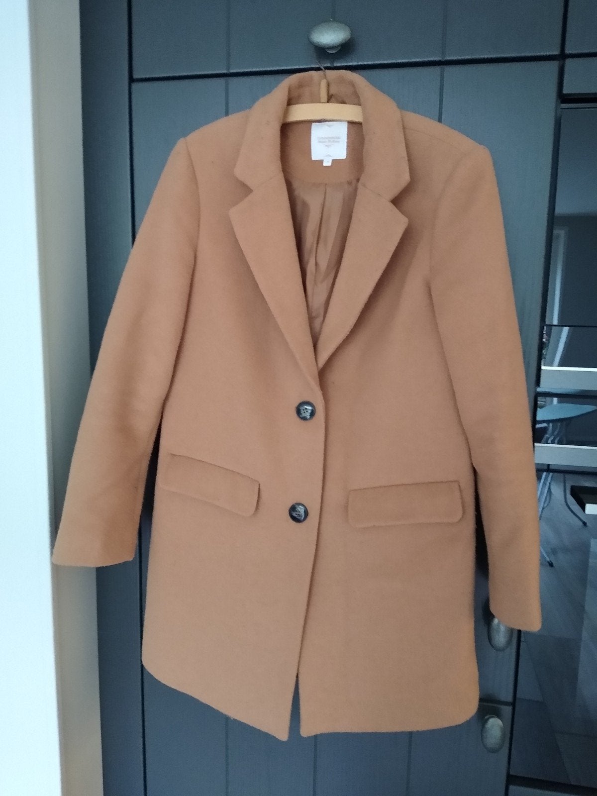 Camelkeurige jas maat 38, Ophalen of Verzenden, Zo goed als nieuw, Maat 38/40 (M)