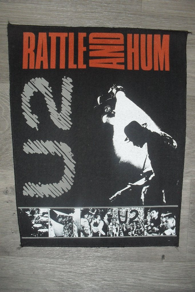 U2 Rattle and Hum Vintage muziek Back patch backpatches, Verzamelen, Ophalen of Verzenden, Nieuw, Kleding