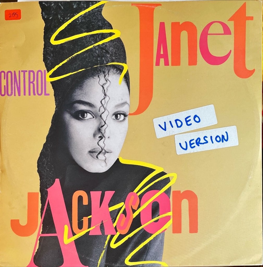 Janet Jackson - Control - Maxi-single, LP, Gebruikt, Inclusief binnenhoes, Ophalen of Verzenden