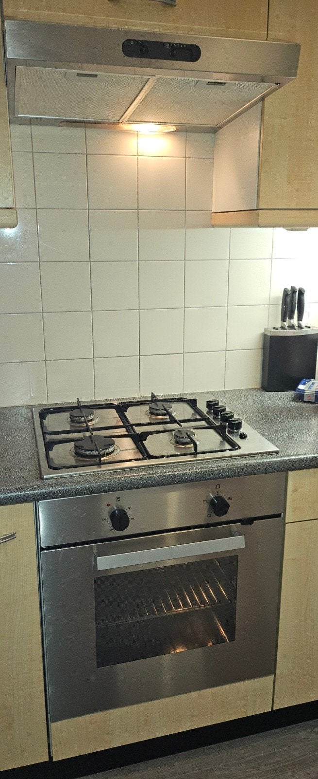 IKEA Inbouw Gasfornuis met Oven - Zo goed als nieuw, Ophalen, Minder dan 85 cm, 60 cm of meer, Grill