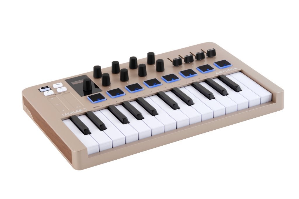 Arturia MiniLab 3 Champagne USB/MIDI keyboard, Muziek en Instrumenten, Midi-apparatuur, ., Nieuw, Ophalen of Verzenden, .