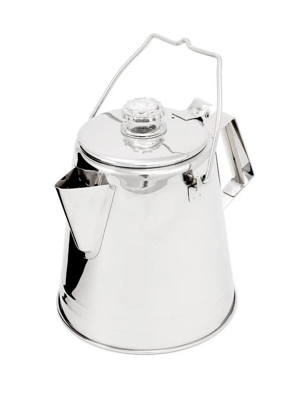 Glacier RVS Percolator Koffiezetter – 1,2 Liter, Mailto:contact@gsioutdoors.com, Glacier RVS Percolator Koffiezetter, Nieuw, Ophalen of Verzenden