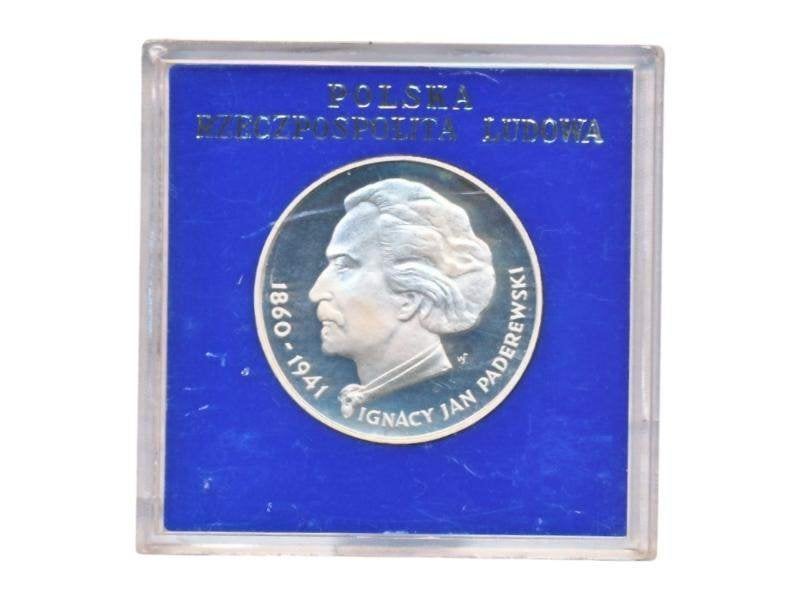 Polen 100 Zloty 1975 Zilver Ignacy Jan Paderewsk, Ophalen of Verzenden, Polen, Losse munt, Zilver