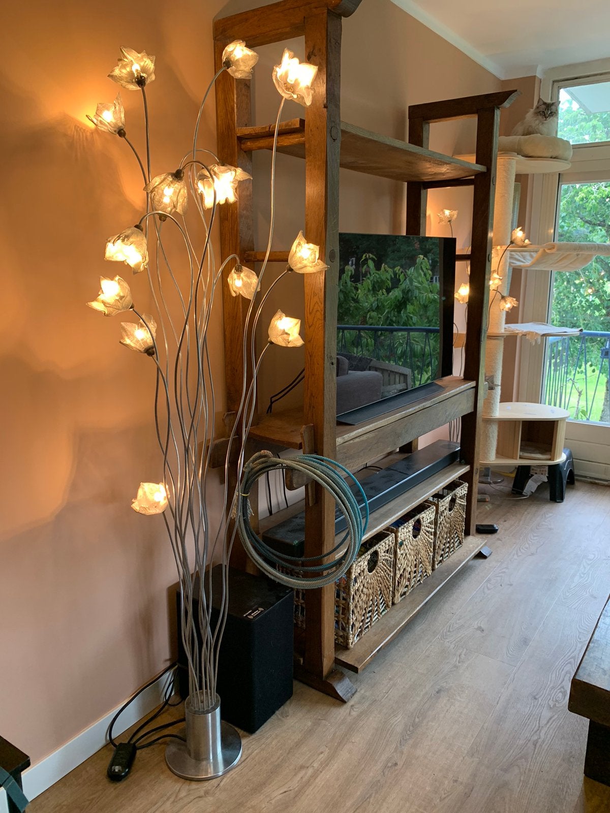 Harco Loor Tree Breeze - botanische Dutch Design vloerlamp, Ophalen, Design - Modern - Botanisch - Vintage, Overige materialen
