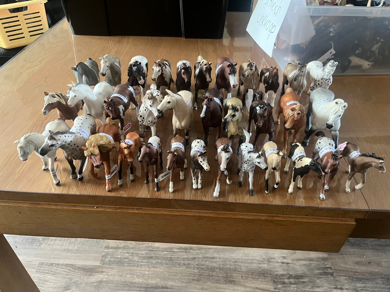 Partij schleich paard deel 1 heb nog veel meer, Ophalen of Verzenden, Zo goed als nieuw, 1:50 of kleiner