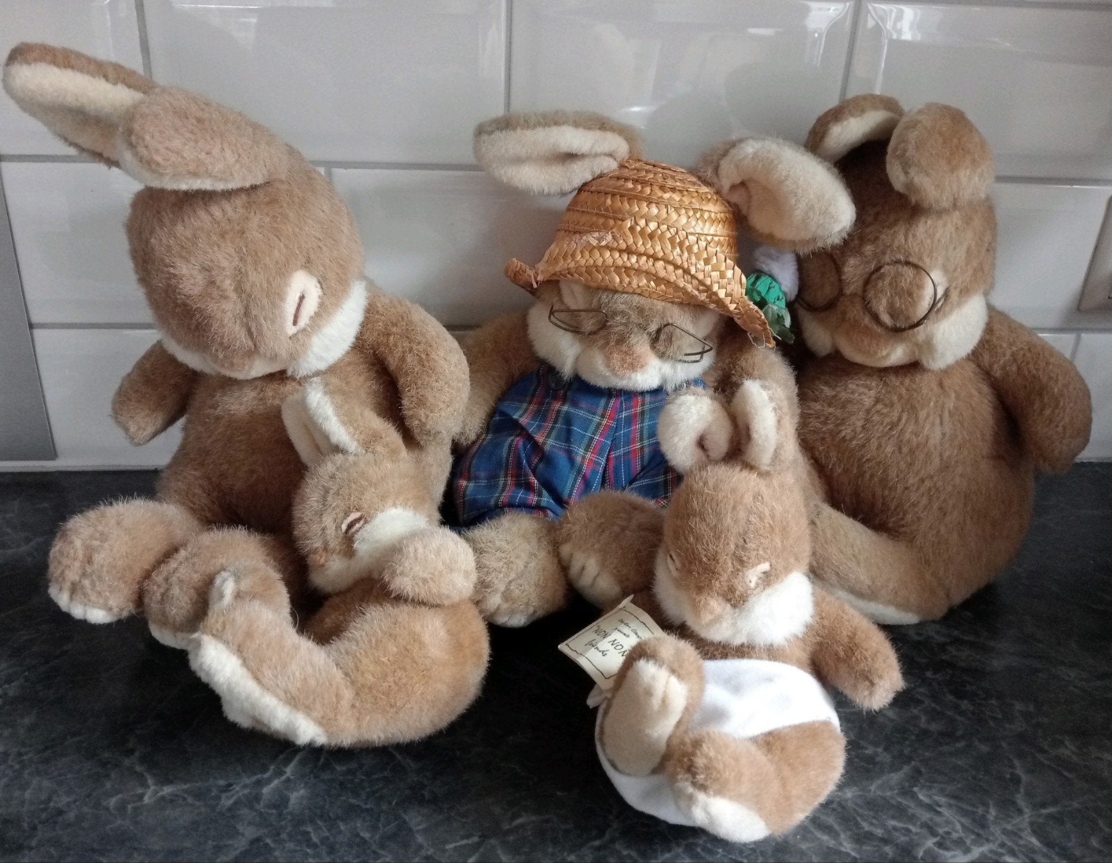 5 x non non konijnen vintage, Kinderen en Baby's, Ophalen, Zo goed als nieuw, Konijn