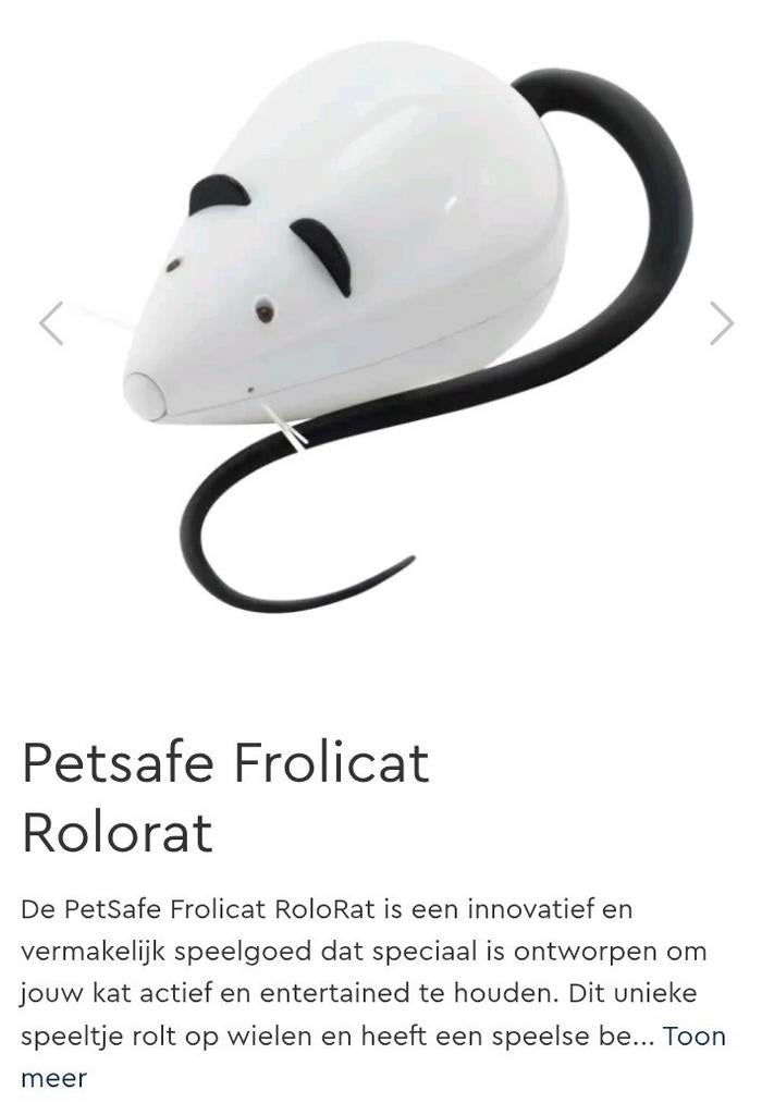 Petsafe Rolorat automatische speel muis voor katten, Ophalen of Verzenden, Nieuw