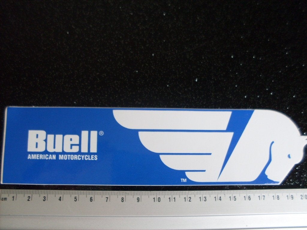 sticker Buell american motorcycles logo, Verzenden, Zo goed als nieuw, Merk