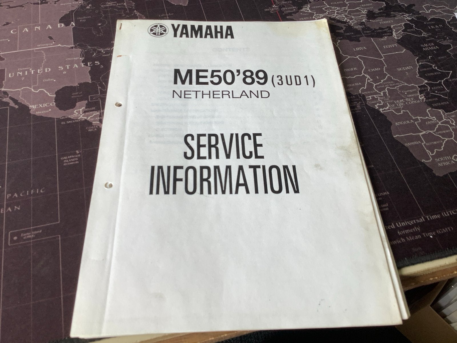 Yamaha ME50 '89 (3UD1) Service Informatie Boek. (12), Verzenden