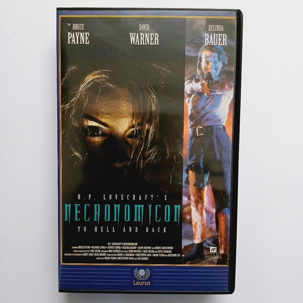 Necronomicon - NL ex rental vhs - Laurus, Horror, Verzenden, VHS, Gebruikt