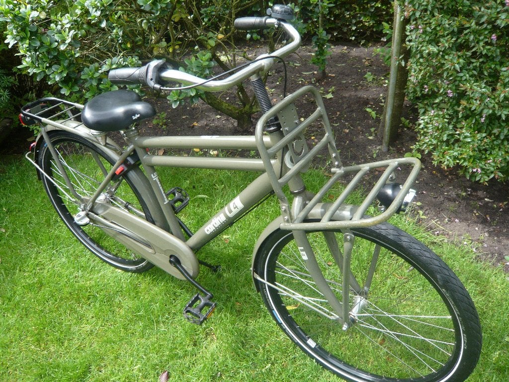 mooie 26inch Cortina U4 transport legergroen 3versn 47cm, Fietsen en Brommers, Terugtraprem, Gebruikt, Versnellingen, Minder dan 49 cm