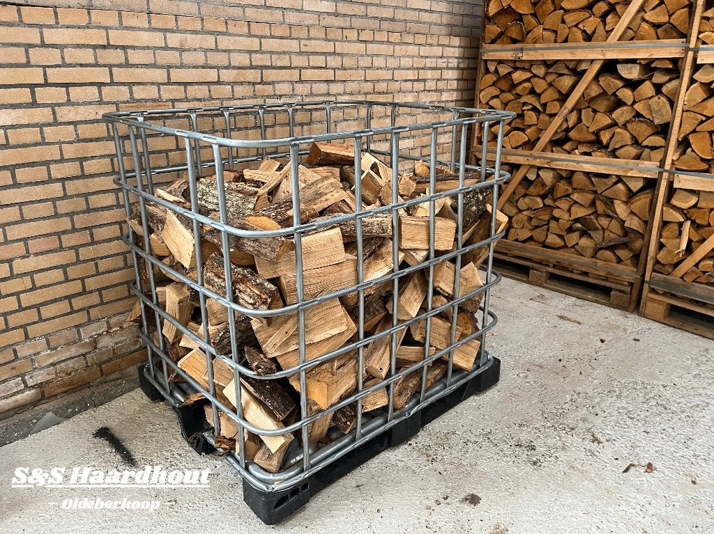 Eikenhout los gestort - Droog en klaar voor gebruik, Minder dan 3 m³, Ophalen of Verzenden, Eikenhout, Blokken