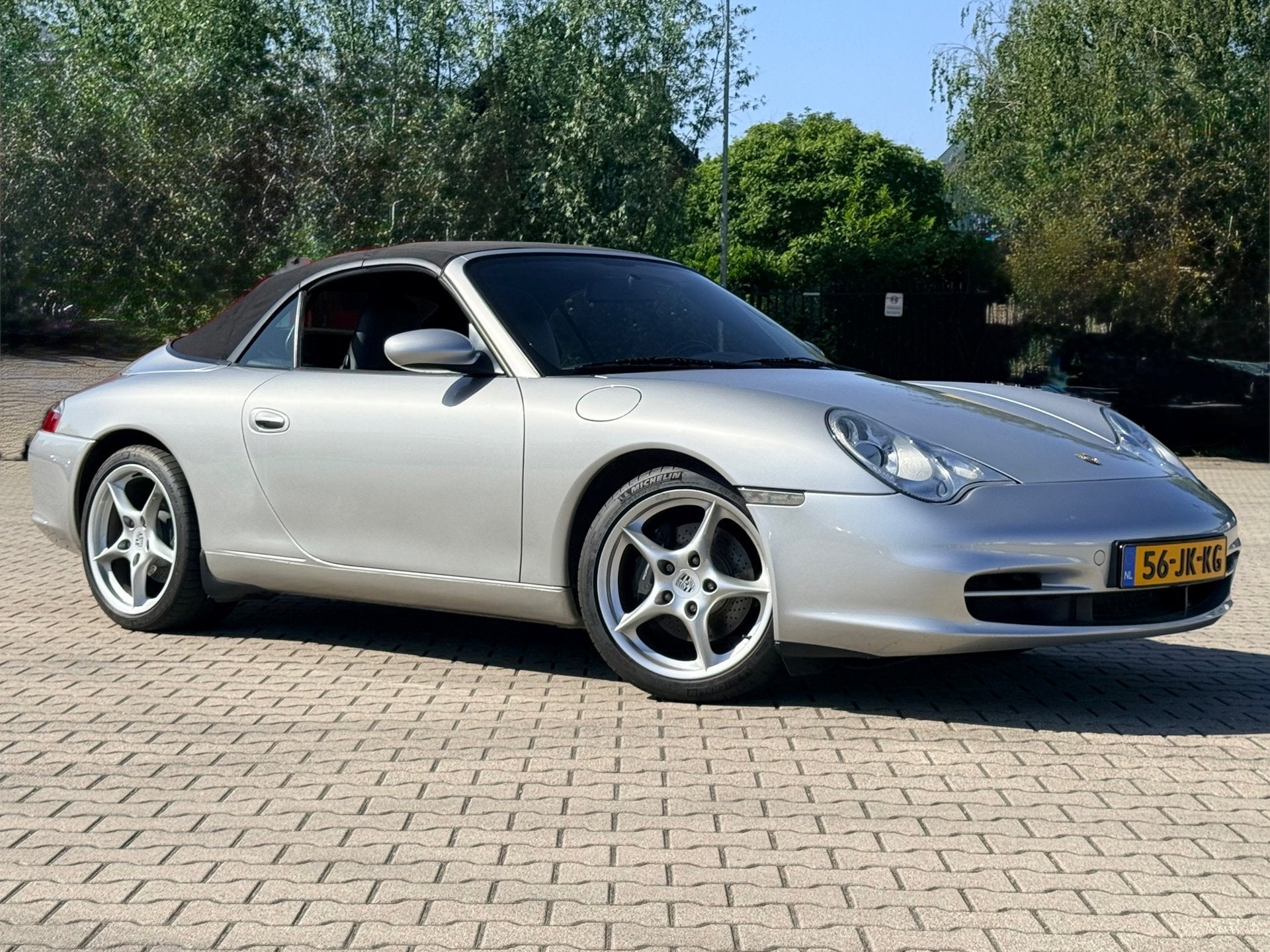 Porsche 911 Cabrio 3.6 Carrera, Automaat, Achterwielaandrijving, Gebruikt, Zwart