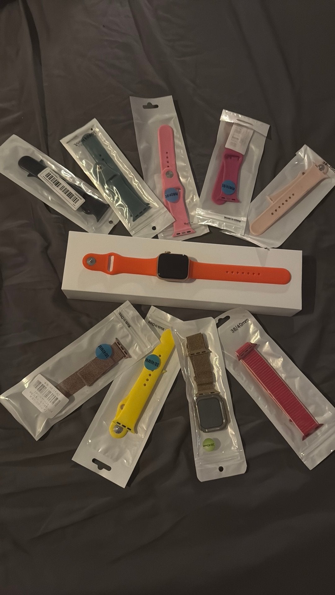 Apple Watch 6 roségoud 40mm incl. bandjes, Ophalen, Roze, IOS