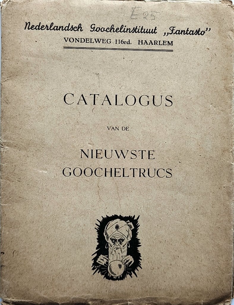 Nederlandsch Goochelinstituut "Fantasto" Catalogus, Ophalen of Verzenden