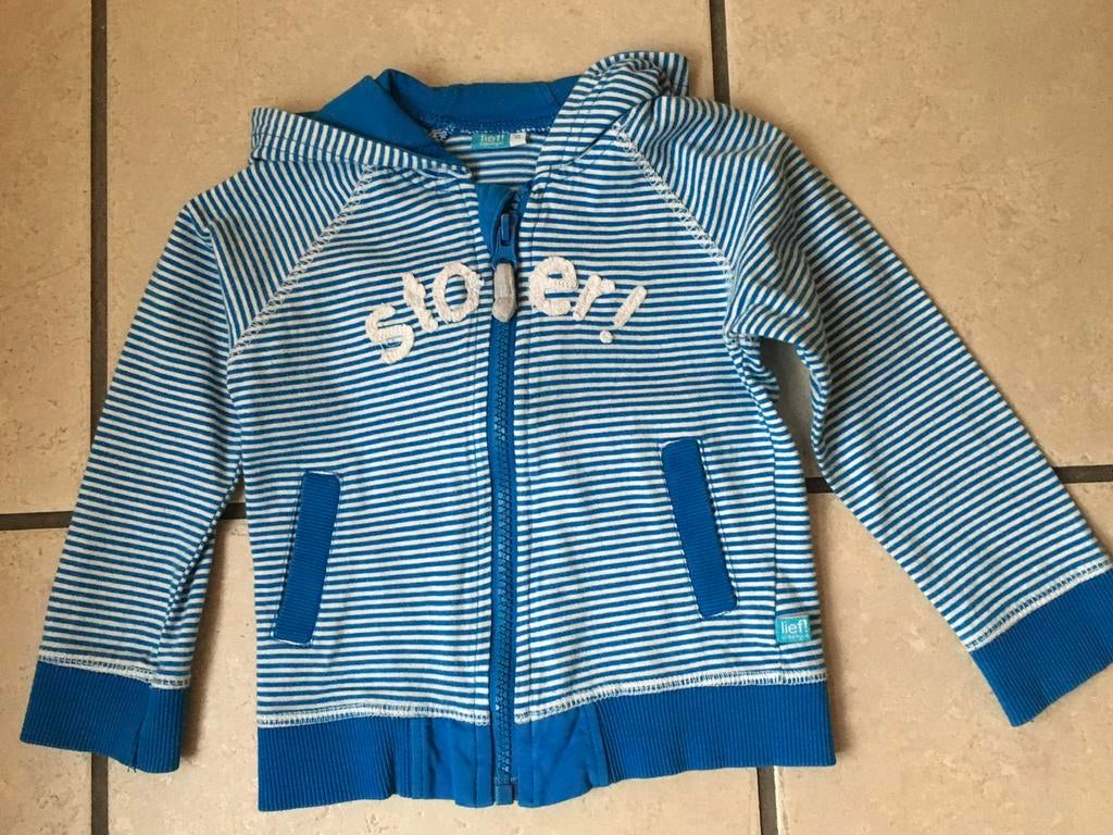 TE KOOP: vestje van Lief! voor jongen maat 80 ZGAN, Kinderen en Baby's, Babykleding | Maat 80, Ophalen of Verzenden, Zo goed als nieuw