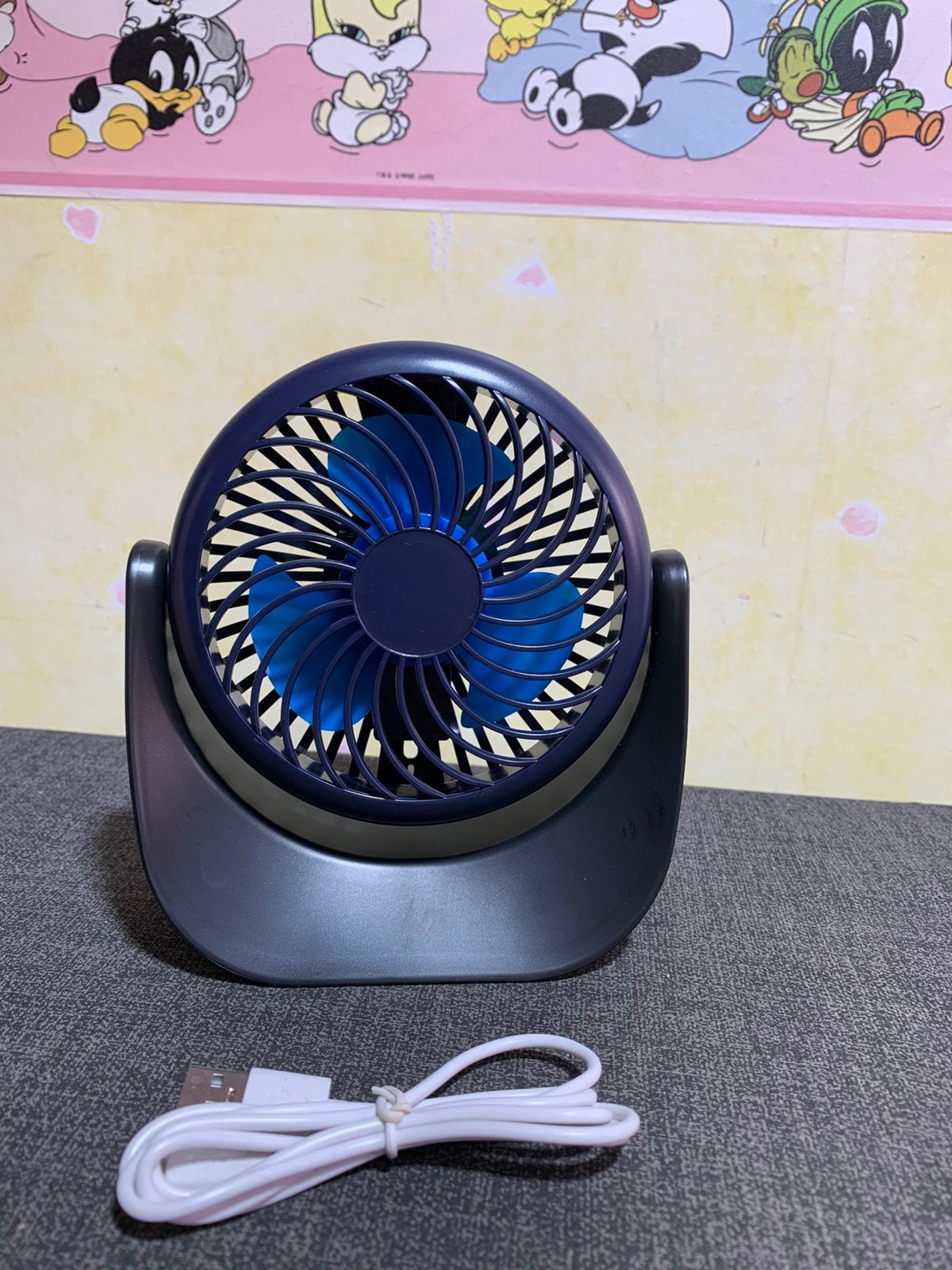 Nieuwe mini usb oplaadbare bureauventilator met 3 standen, Ophalen of Verzenden, Nieuw, Tafelventilator