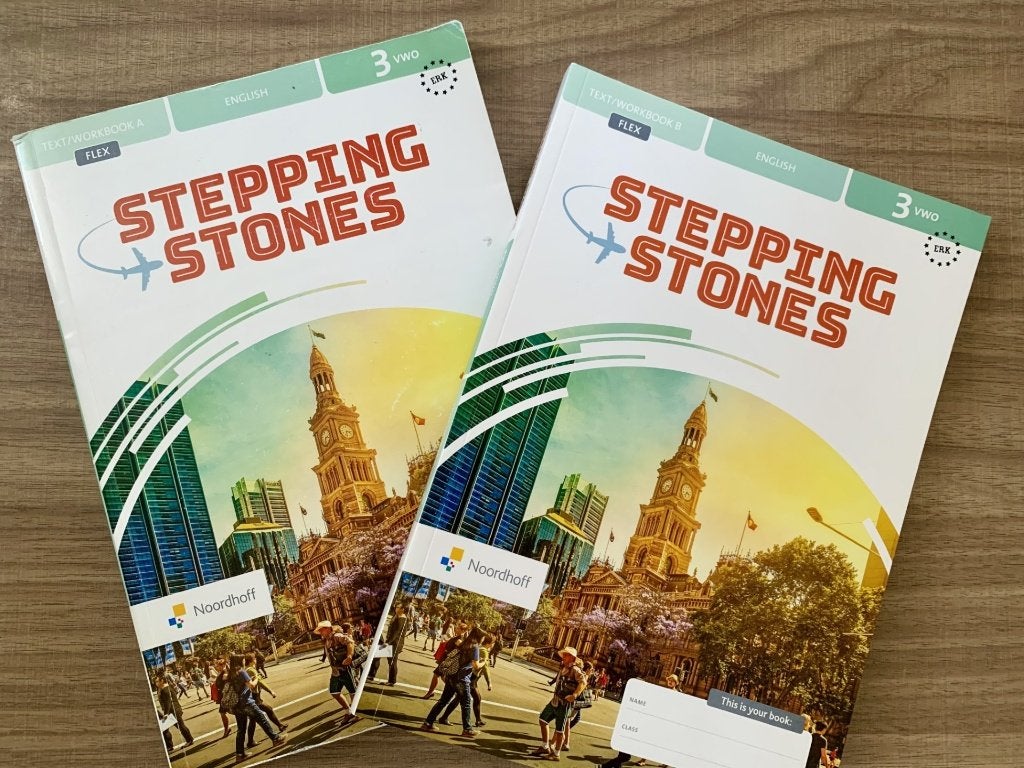 Stepping Stones werkboeken 3 VWO (ISBN 978-90-01-75352-8), Gelezen, VWO, Engels, Noordhoff
