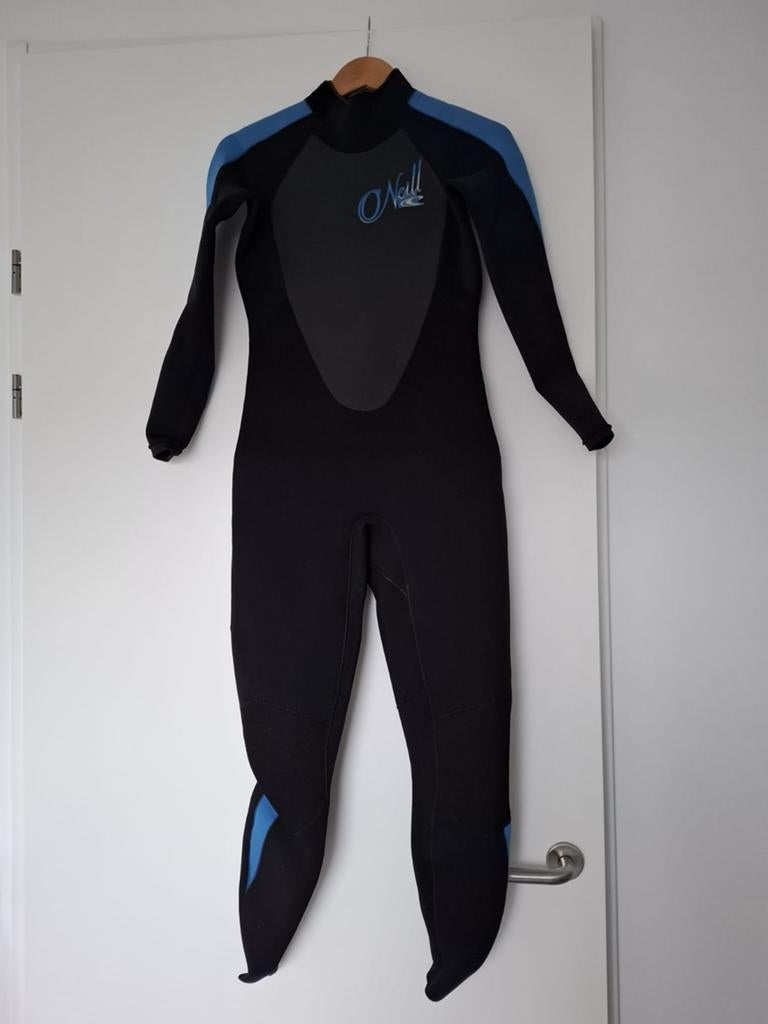 O'Neill Wetsuit - Maat 40/L - Zwart/Blauw, Watersport en Boten, Wetsuit, O'Neill, Ophalen of Verzenden, Zo goed als nieuw