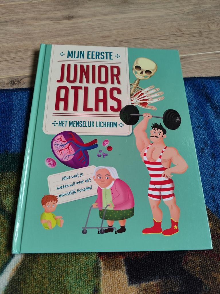 Junior Atlas: Het Menselijk Lichaam - Zo goed als nieuw, Boeken, Ophalen, Zo goed als nieuw