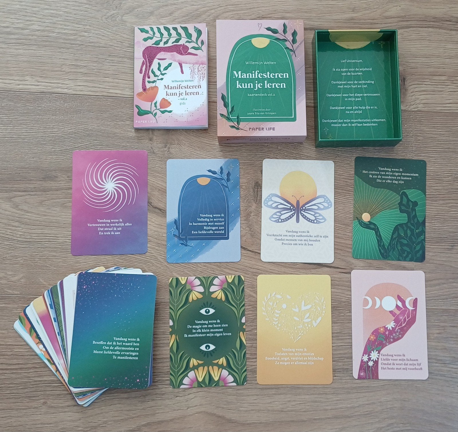 Willemijn Welten - Manifesteren kun je leren Kaartendeck 2, Boeken, Ophalen of Verzenden, Zo goed als nieuw, Willemijn Welten