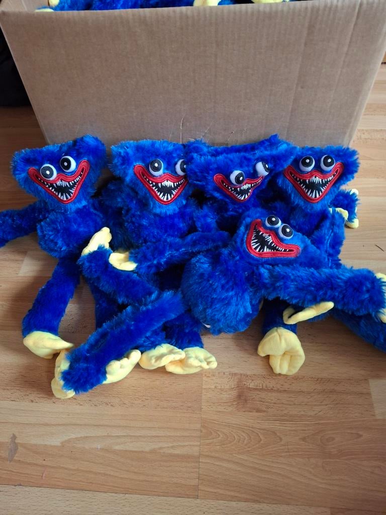 Blauwe Huggy Wuggy Knuffels - Nieuw, Ophalen of Verzenden, Nieuw, Overige typen