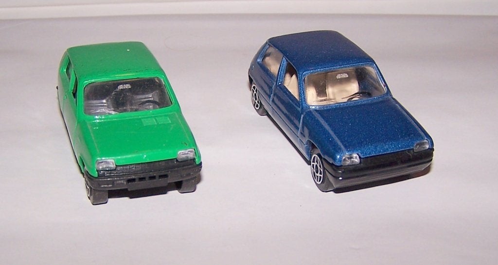 2 Solido Renault 5 modellen. Super 5 en 5TL. 1/43. Nwst., Ophalen of Verzenden, Zo goed als nieuw, Auto, Solido