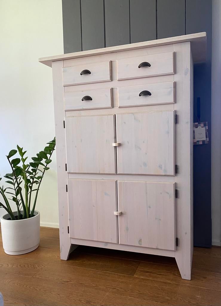 Mooie ruime kast/ meidenkast (89x41x139), Ophalen, 100 tot 150 cm, 5 laden of meer, Zo goed als nieuw