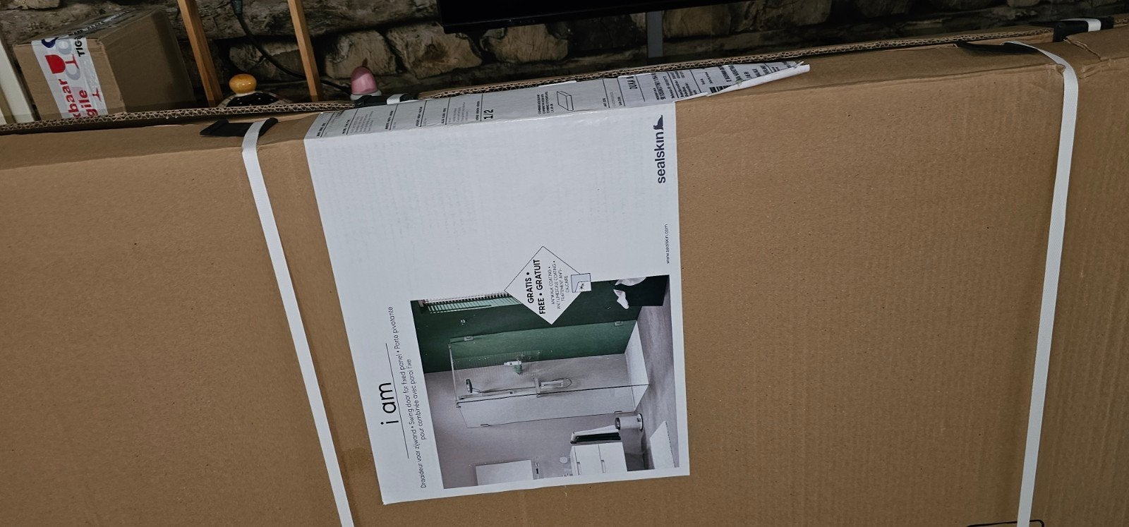 Nieuwe Douchecabine 90x90cm 8mm Glas - Nog in Doos, Ophalen, Nieuw, Glas, Douche