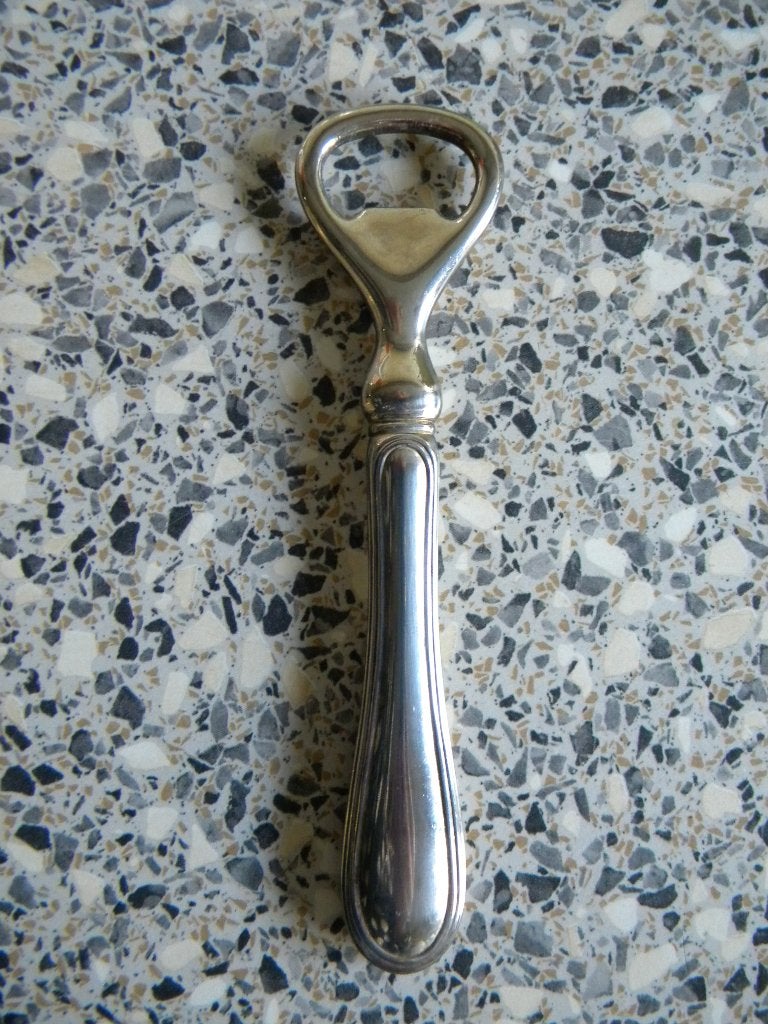ANTIEKE FLESOPENER VERZILVERD, FLESSENOPENER ANTIEK, Overige typen, Ophalen of Verzenden, Gebruikt, Metaal