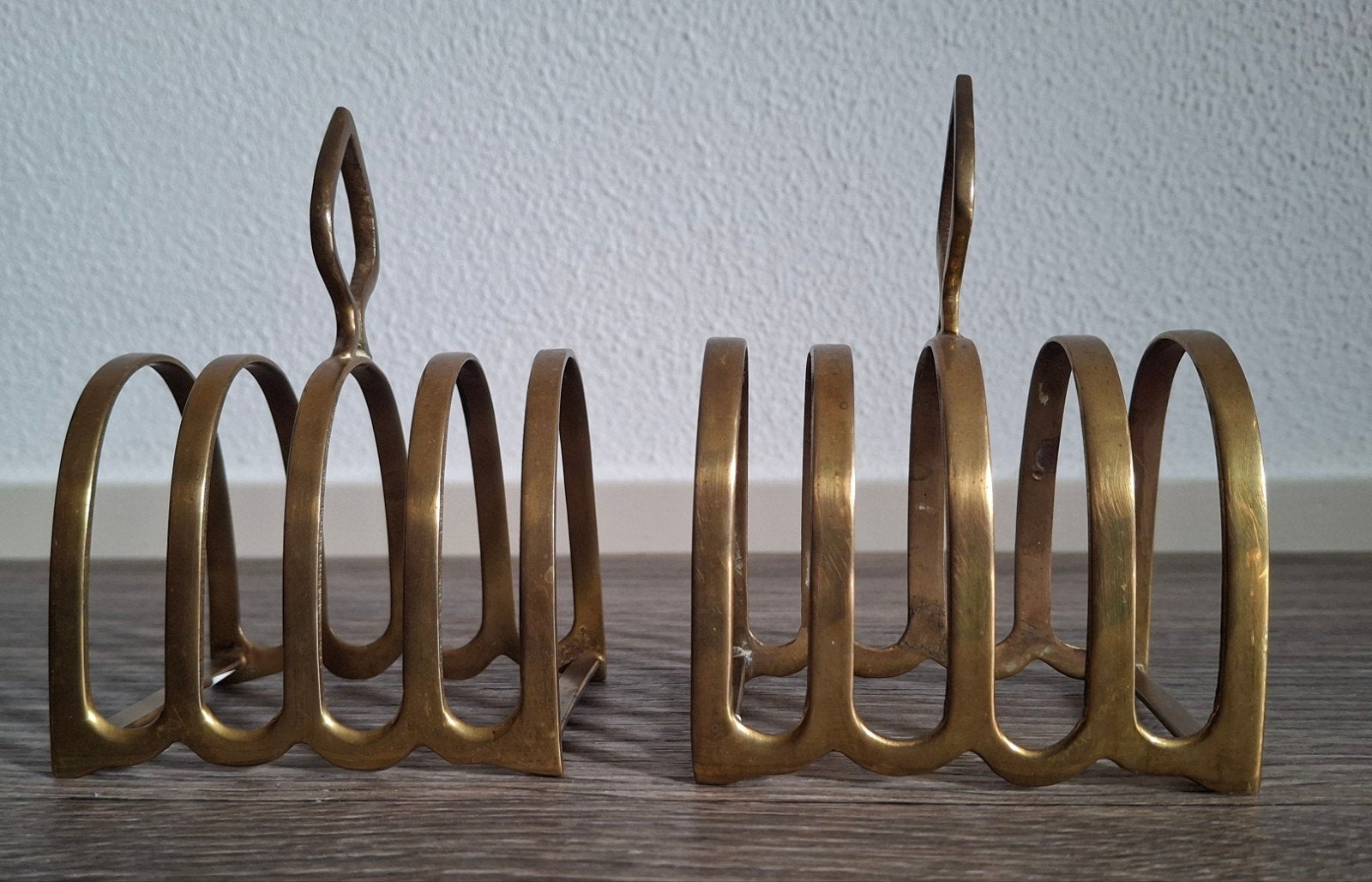 Onderzetter Rekjes - Set van 2 van messing / koper, Ophalen of Verzenden